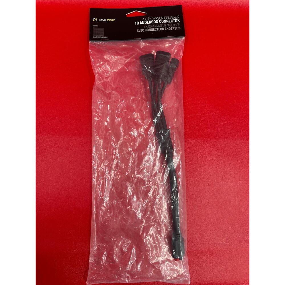 Goal Zero 4 To 1 Anderson Combiner Connector Cable 98061 New In Package